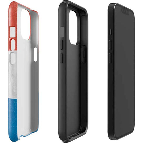 Netherlands Flag Distressed iPhone 14 Impact Case